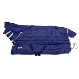 Shires Tempest Original 200G Full Neck Combo Horse Stable Rug in Navy 5'6" / 66", Navy