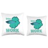 Beta Fish Apparel You Better Work Beta Fish Throw Pillow,