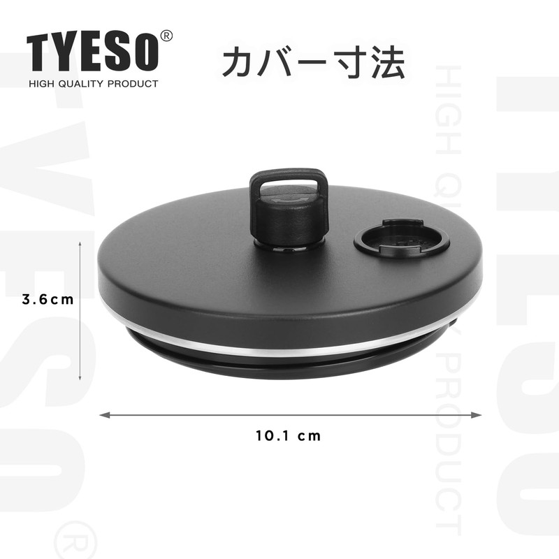 TYESO - 1 x Replacement Cap for TS-8848A/B for 600ml