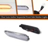 ADIIL Clear Lens Amber Sequential Front LED Fender Side Marker