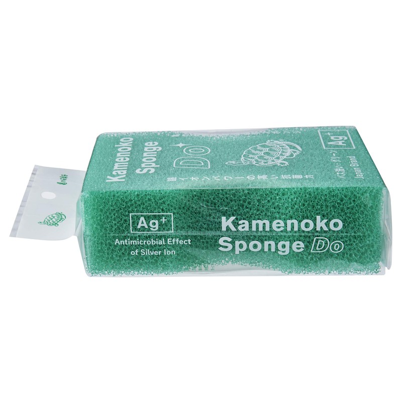 Kamenoko Tawashi Nishio Shoten Kamenoko Sponge Do, Bath Wash, Green,