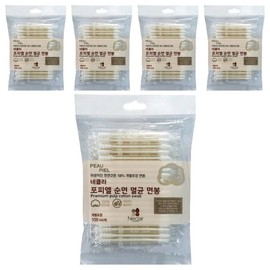 Partner_Reference Necla Popiel pure cotton sterilized swabs (5 packs of 100) / 네클라 포피엘 순면 멸균 면봉 100개입 5개