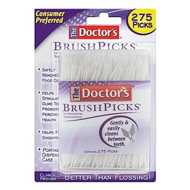 The Doctor's BrushPicks Toothpicks (275 count) by Brushpicks