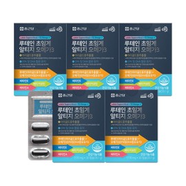 Chong Kun Dang Lutein Omega 3 30 Capsules, 5 Boxes (5-Month Supply) / Blood Circulation Health, Eye Health / 종근당 루테인 오메가3 30캡슐 5박스 5개월분  혈행건강 눈건강