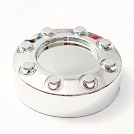 New Chrome Wheel Center Cap for 2005-2018 F250 F350 SRW Pickup Truck, Single Rear Wheel, Front or Rear 2WD, Rear 4x4,Replace 5C341A096KD, 7C341A096ZA, 5C341A096KE, 5C341A096ZE, 5C341A096ZD