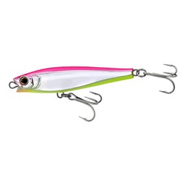 Yo-Zuri R1449-HPSC: Hydro Monster Shot (S) 80Mm 3-1/8", Pink Silver Chartreuse