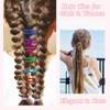 Pack of 364 Girls Hair Bobbles, 28 Colours, Small, Seamless