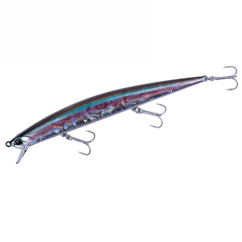 Duo Tide Minnow Slim 140 AFA0006 Black Spot Jack Ayu