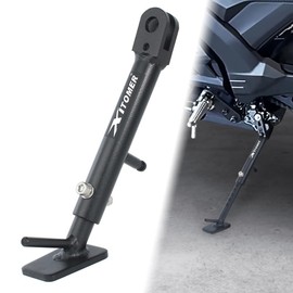 Xitomer Kickstand Fit for Z125 PRO 2017-2025, Z125 PRO KRT Edition 2017-2018, Z125 Pro SE 2018, KSR110 2006-2008 Motorcycle Adjustable Side Stand Support