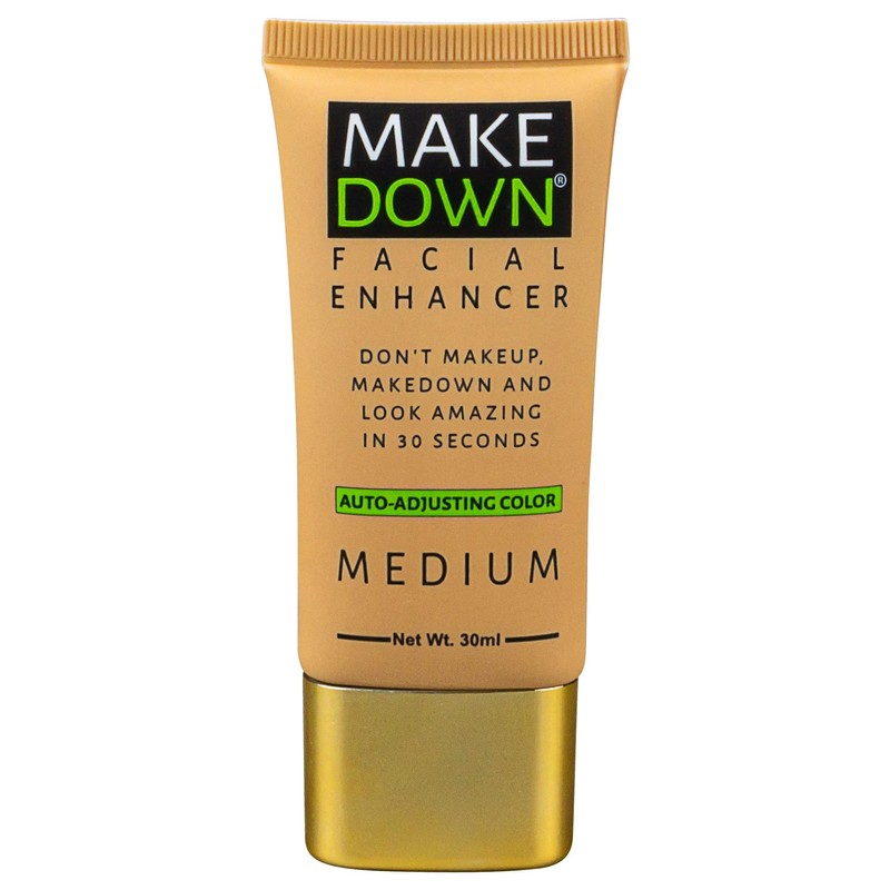 MAKEDOWN FACIAL ENHANCER (Medium) Concealer, Makeup, BB Cream Alternative