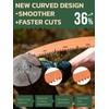 LAGOM Folding Camp Saw for Cutting Branches, 11.4" Curved Blade