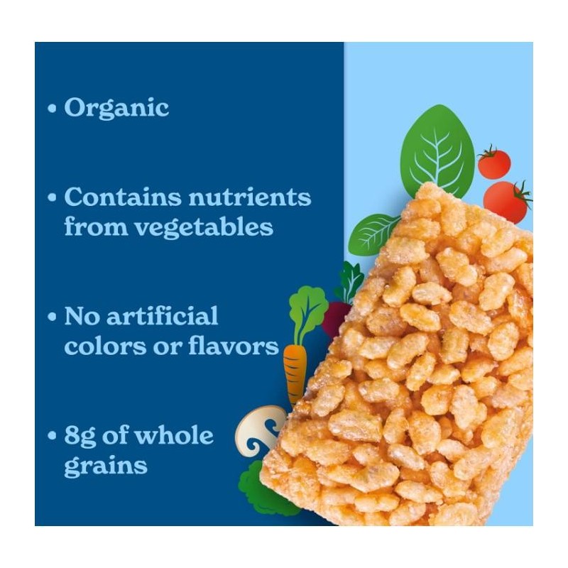 MadeGood Crispy Squares, Vanilla (36 Count) Gluten Free Snacks