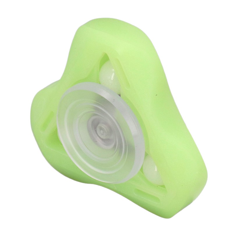 Triangle Fingertip Rotation Toy Resin Metal Glow in Night Anxiety