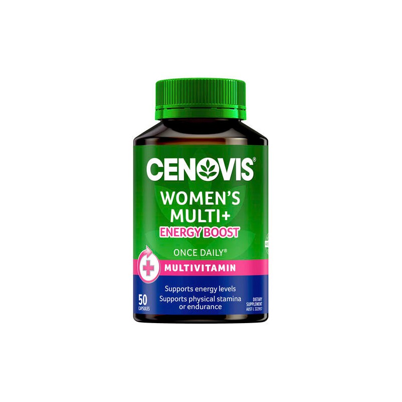 Cenovis Once Daily Women's Multi + Energy Boost 50 Capsules