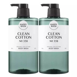 Happybath 해피바스 오리지널컬렉션 바디워시, 코튼, 910g, 2개 Happybath Original Collection Body Wash, Cotton, 910g, 2 Pieces