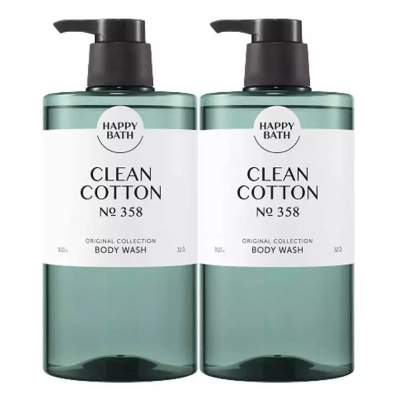 Happybath 해피바스 오리지널컬렉션 바디워시, 코튼, 910g, 2개 Happybath Original Collection