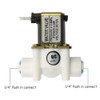 Beduan 12V 1/4" Inlet Water Solenoid Valve Normally Closed for
