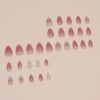 30PCS Peach Blossom Press On Nails - Medium Long False