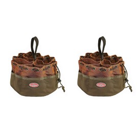 Bucket Boss Parachute Bag Small Parts Bag in Brown, 25001 (Pack of 2)
