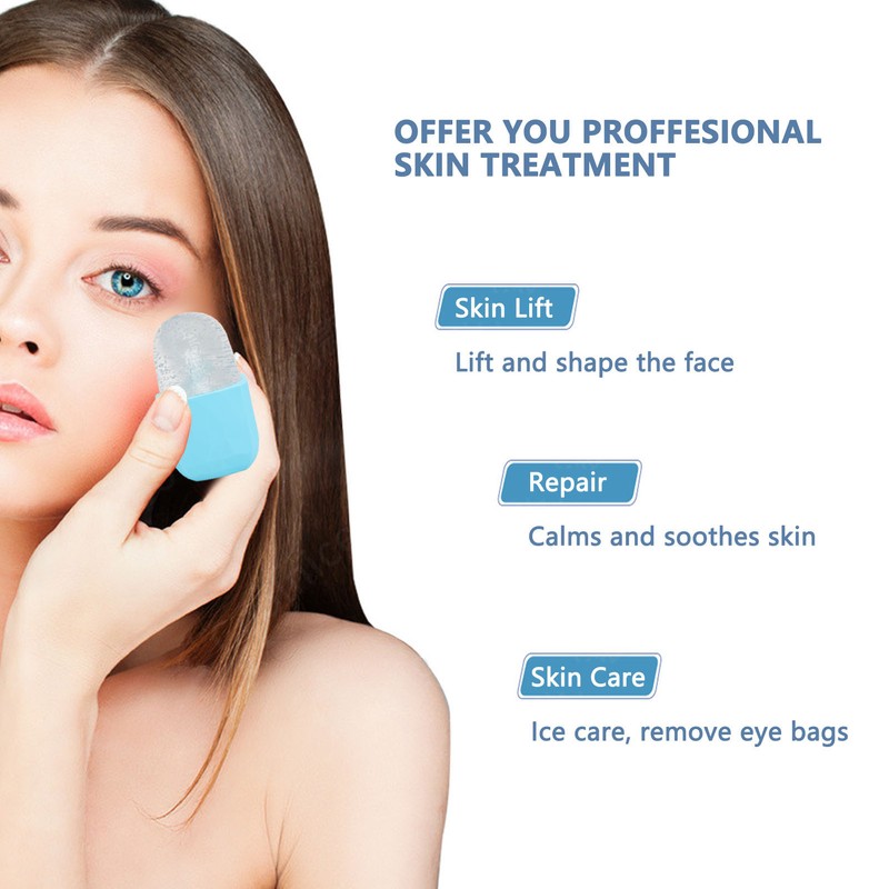 Silicone Ice Face Roller Prevent Wrinkles Brightening Facial Beauty Ice