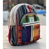 KayJayStyles Handmade Natural Hemp Nepal Backpack Purse Small Lightweight Daypack