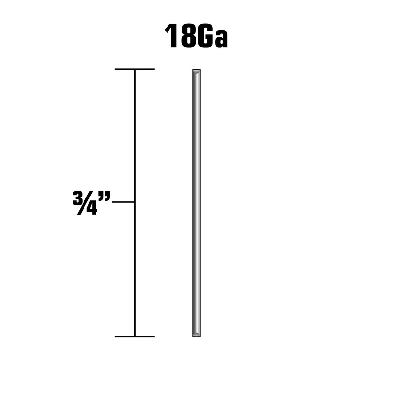 Metabo HPT 3/4 Inch 18 Gauge Brad Finish Nail |