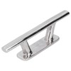 200mm/8in Stainless Steel Mooring Cleat Elliptical Tube Type Dock Deck