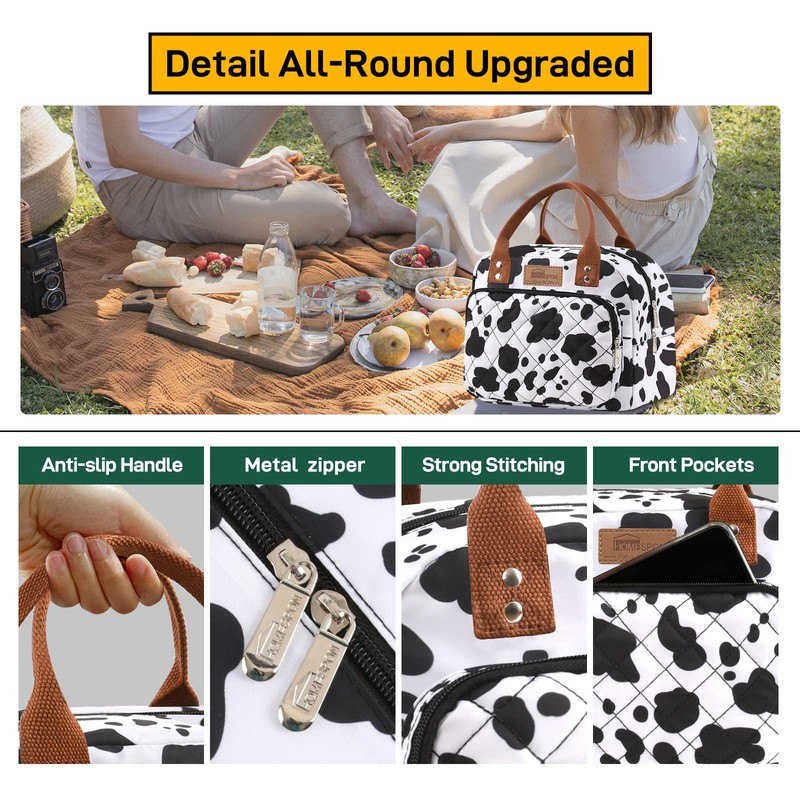 HOMESPON Insulated Lunch Bag for Women Men Work Adult Cooler