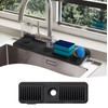 17.7 Inch Silicone Faucet Mat for Kitchen Sink Splash Guard