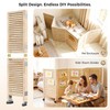67" H 6 Panel Wood Room Divider