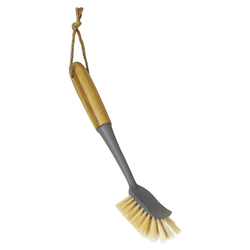 JVL Bamboo Classic Washing Up Dish Brush, Natural,