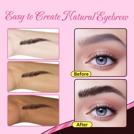 Beauty7 Liquid Eyebrow Flüssiger Augenbrauenstift, ultrafein, wasserdicht und schweißbeständig, Augenbrauenstift, fällt nicht ab, langanhaltende Augenbrauen-Kosmetik