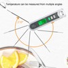 Probe Meat Thermometer Waterproof LCD Digital Folding Food Temperature Gauge