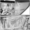 Auto Dynasty OE Style Chrome Housing Clear Corner Headlight Lamps+Tool