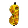 LALAFINA Sunflower Pattern Silk Eye Mask Double Creative Eyepatch for