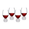 YLNNLC Red Wine Glasses Set of 4-16 oz Lead-Free Crystal