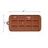 2 Pack 12-Cavity Silicone Mini Rectangle Thin Waffle Chocolate DIY