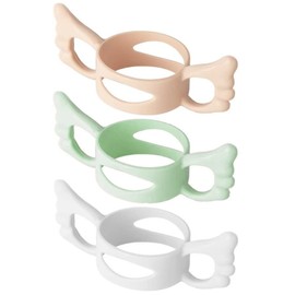 3pcs Baby Bottle Handle Silicon Feeding Bottle Handle Bottle Grip Handle Baby Bottle Grip Baby Bottle Holder for Baby Self Feeding…