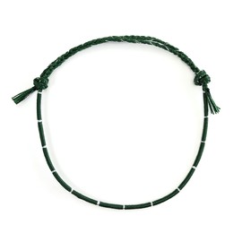 CCNMADE Green Red Special Wish Thread Bracelet Gift for Mom Girlfriend Boyfriend BF Couple Silver Dragon 11inches