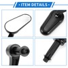 REPAIROCK 1 Set Motorcycle Rear View Mirrors Bar End Side