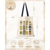 Miss Adola Aesthetic Canvas Tote Bag with Inner Pocket for