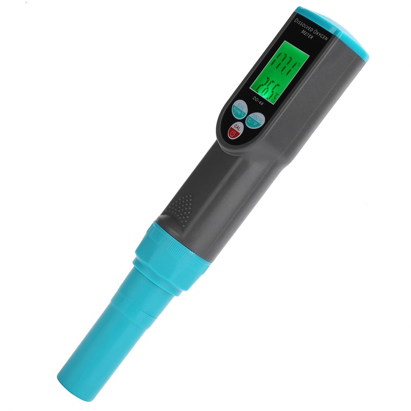 Portable Dissolved Oxygen Meter 0-199.9% Backlight Display with Temperature Tester