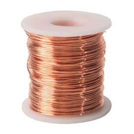 99.9% Soft Copper Wire,24 Gauage(0.5 mm),1 Pound 800FT Spool Pure Copper Wire for Jewelry Making, Beading,Electroculture