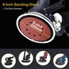 UQIPLB 50 PCS 9 Inch 10 Hole Sanding Discs 120
