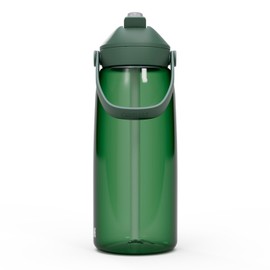 CamelBak Thrive Flip Straw 32oz Water Bottle with Tritan Renew – Easy Carry - Straw Top, Forest Green
