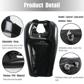 HAPIBY Portable Inflatable Shampoo Basin, Convenient Hair Washing Tray with Built-In Pump, Durable, Lightweight & Travel-Friendly Design, Perfect for Elderly, Pregnant Women and Home Use (2)