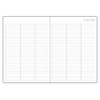 Logical Diary 2025 Monthly Notebook Type F/B6/Flower NS-B602-25FA2