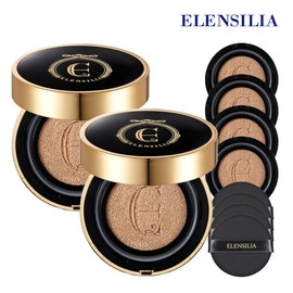 Ellen Shilla (현대홈쇼핑)엘렌실라 에센스 커버 블랙 쿠션 2개+리필 4개 (Hyundai Home Shopping) Ellen Schilla Essence Cover Black Cushion 2 pieces + 4 refills
