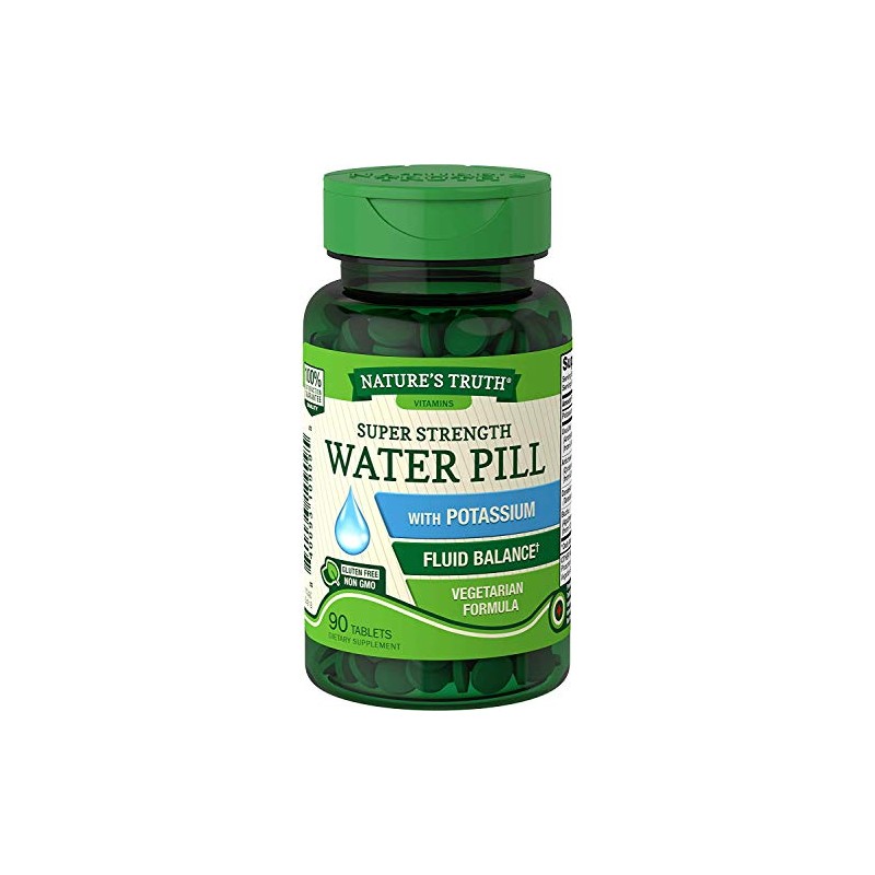 Super Strength Water Pill with Potassium, 90 Coated Caplets (3)
