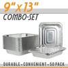 Jetfoil Aluminum Foil Pan with Lids | Half Size Deep